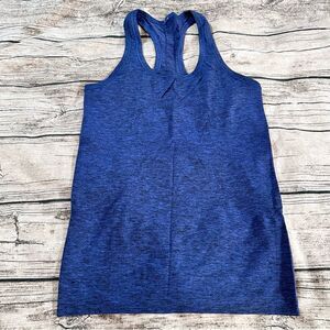 Lululemon SpaceDyed Blue Swiftly Racerback Tank Top Size 6